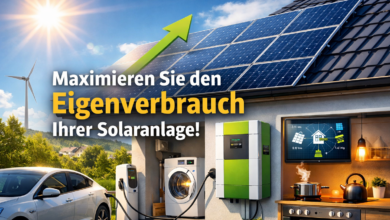 Maximieren Sie den Eigenverbrauch Ihrer Solaranlage [Bildinhalt mit KI erstellt]