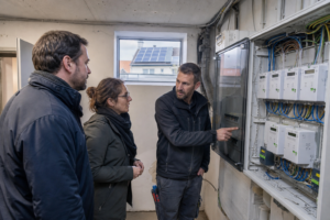 Wie kann man Photovoltaik-Strom an Mieter verkaufen? [Bildinhalt mit KI erstellt]