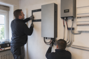 PV-Speicher Nachrüsten: So Optimieren Sie für höhere Effizienz und Kosteneinsparungen [Bildinhalt mit KI erstellt]