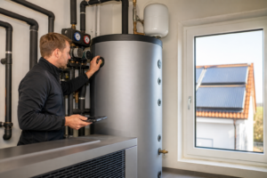 Wärmepumpe und Solarthermie 2026: Kombination richtig planen [Bildinhalt mit KI erstellt]
