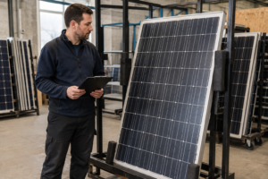 Bis zu 2000 Euro gespart: Der Run auf gebrauchte Solaranlagen [Bildinhalt mit KI erstellt]