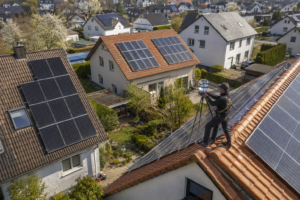 Photovoltaik Ausrichtung & Ertrag [Bildinhalt mit KI erstellt]