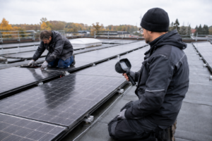 PV-Anlagen Wartung und Instandhaltung [Bildinhalt mit KI erstellt]
