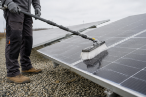 Reinigung von Photovoltaikanlagen: Lösungen und Praktiken [Bildinhalt mit KI erstellt]