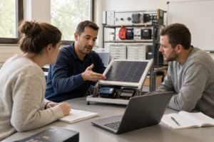 Innovative Weiterbildung im Solar Energy Engineering [Bildinhalt mit KI erstellt]