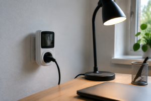 Welches Gerät misst den Stromverbrauch im Haus? [Bildinhalt mit KI erstellt]